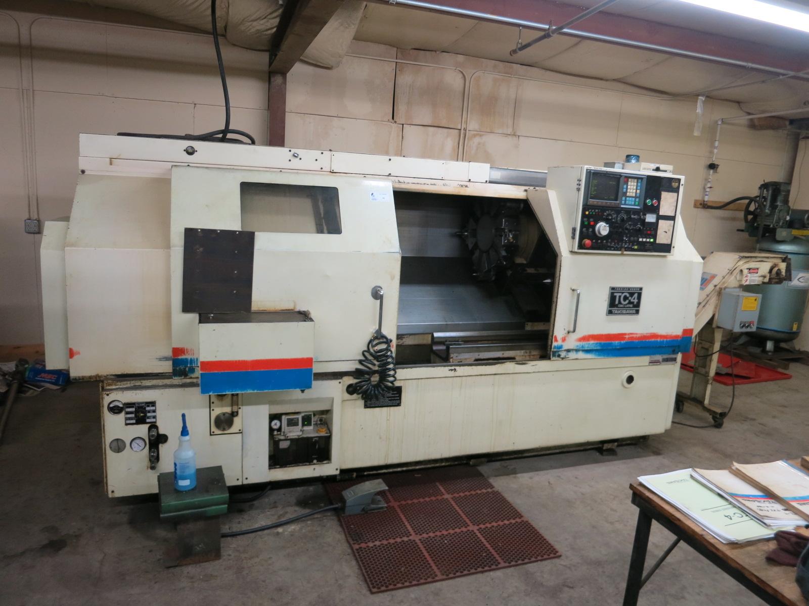 Machines Used | Takisawa TC-4 CNC Turning Center with Fanuc OM Control