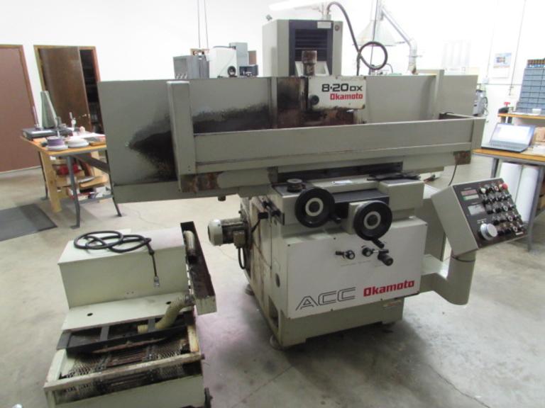 Okamoto ACC-8-20DX Surface Grinder with Incremental Downfeed, Magnetic Chuck and Coolant