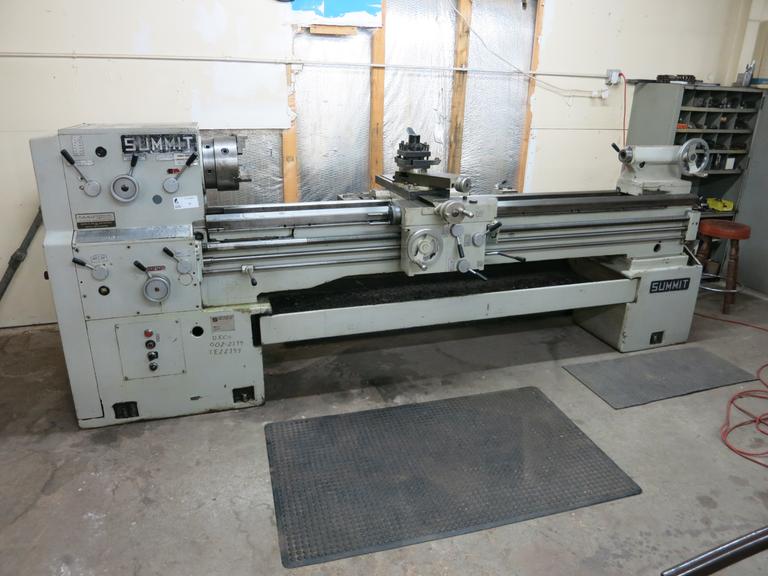 Summit 17-3X80 Removable Gap Engine Lathe 17" x 80" with Taper Attachment