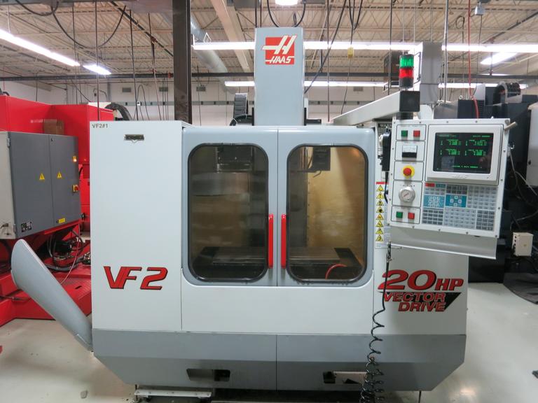 Haas VF-2 CNC Vertical Machining Center W 4th Axis Drive, 2-Speed Gearbox