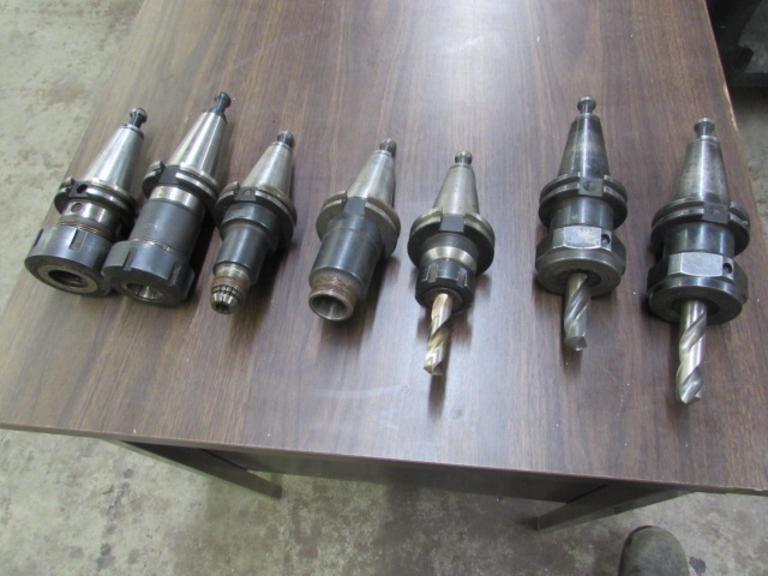 (7) Collet Type Cat 40 Tool Holders