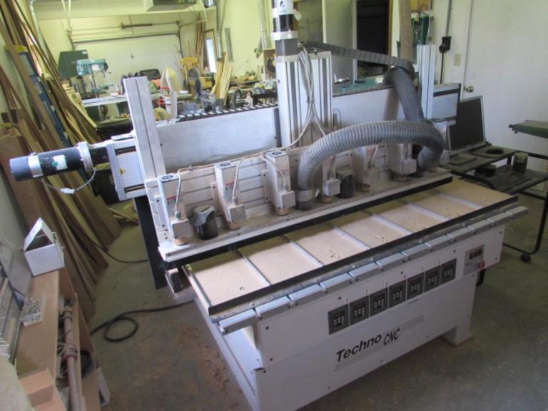 Techno-Isel Model RG5996 CNC Router with (7) 24,000 RPM Heads - Single Phase Power