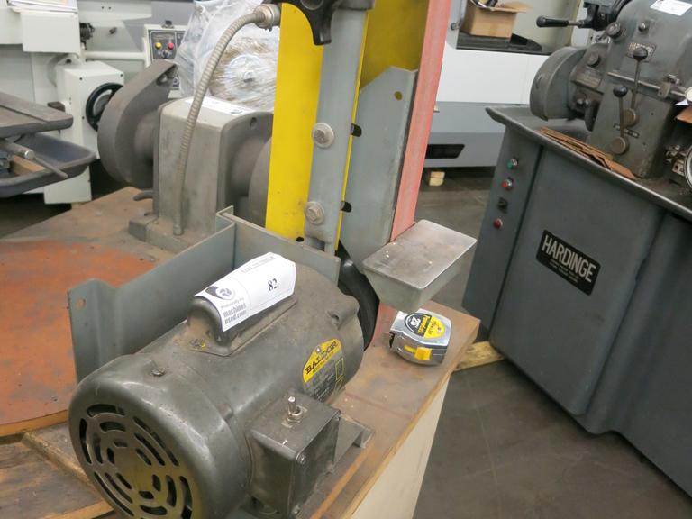 Everett Industries 2" Belt Grinder with Baldor 1/2HP Single Phase Motor, 3450RPM, Adjustable Work Rest