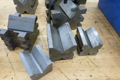 Assorted V-Blocks, Mag Base Indicator Stands, Angle Plate and More