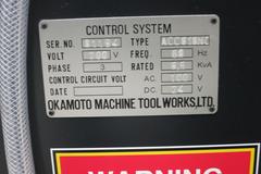 Okamoto ACC-8.18NC Grind-X Programmable 3-Axis CNC Form Grinder with Ball Screw Drive for X-Axis