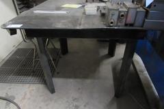 Welding Bench with 3/8" Thick Top.  Contents Not Included