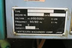 Matsuura RA-II Vertical Machining Center with Pallet Changer