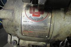 Gardner Denver Pneumatic Chain Hoist.  2-Ton Capacity, Chain Bag, Swivel Hook, Rope Control