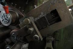 Acme Gridley RA-6 6-Spindle Automatic Screw Machine.  1-1/4" Capacity, 1-1/4" Round Collet Capacity, 7/8" Square Collet Capacity, 1-3/32" Hex Collet Capacity, 7" Max Stock Feed Length, 6" Max Turning Length, 302 to 2370 RPM Spindle Speeds