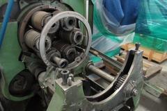 Acme Gridley RA-6 6-Spindle Automatic Screw Machine.  1-1/4" Capacity, 1-1/4" Round Collet Capacity, 7/8" Square Collet Capacity, 1-3/32" Hex Collet Capacity, 7" Max Stock Feed Length, 6" Max Turning Length, 302 to 2370 RPM Spindle Speeds