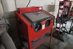 Central Pneumatic Model 93608 Blast Cabinet with Dust Collector.  