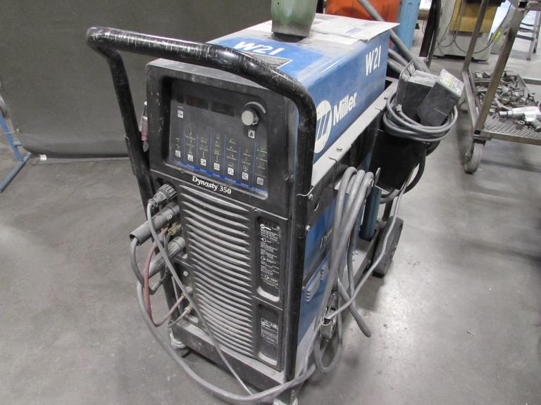 Miller Dynasty 350 Welding Power Source with TIG Torch and Chiller