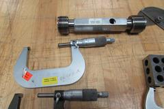 Measuring and Machinist's Tools Including Micrometers, 1-2-3 Block, Thread Gage and More