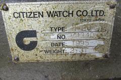 Citizen M20 CNC Swiss Screw Machine w Bar Feeder