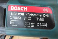 Bosch 1198 vsr hammer drill sale