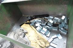 Banding Cart with (2) Tensioners, (2) Crimpers, Steel Strapping Seals & 5/8" Metal Banding