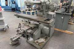 Brown & Sharpe #2 Universal Light Type Horizontal Mill with Vertical Head and Slotting Attachment