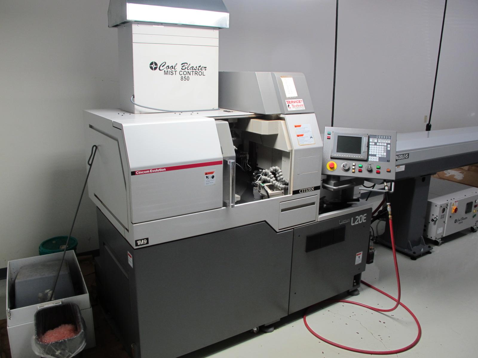 Citizen L20EIX CNC Swiss Screw Machine with CAV20LE-iS Magazine