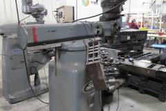 Wells-Index 847 Vertical Milling Machine with 2-Axis DRO and Power Longitudinal Feed