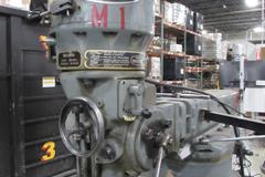 Wells-Index 847 Vertical Milling Machine with 2-Axis DRO and Power Longitudinal Feed