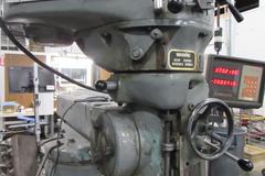 Wells-Index 847 Vertical Milling Machine with 2-Axis DRO and Power Longitudinal Feed