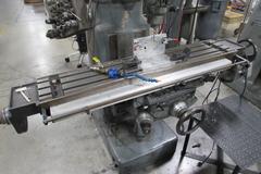 Wells-Index 847 Vertical Milling Machine with 2-Axis DRO and Power Longitudinal Feed