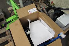 Assorted Items: Oil Skimmers, Gas Manifold, Hose Reel, Stock Stand, and More