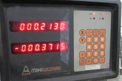 Wells-Index 847 Vertical Milling Machine with 2-Axis DRO and Power Longitudinal Feed