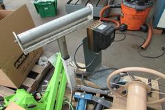 Assorted Items: Oil Skimmers, Gas Manifold, Hose Reel, Stock Stand, and More