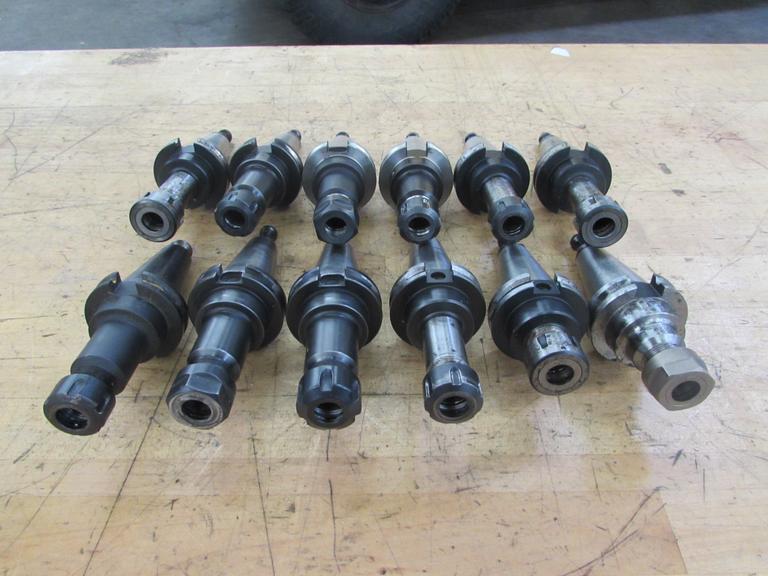 (12) ER20 Collet Type Cat 40 Tool Holders