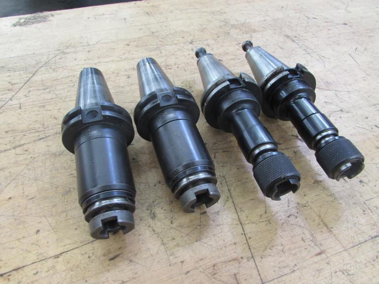 (2) Command and (2) Valenited Cat 40 Tapping Heads