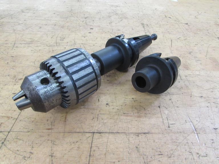 Jacobs 18N 1/8" to 3/4" Capacity Drill Chuck with (2) MT to Cat 40 Tool Holders