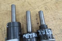 (3) Metric Adjustable Boring Heads with 3/4" Straight Shank