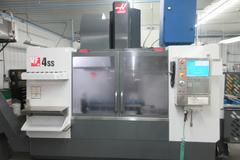 Haas VF-4SS APC CNC Vertical Machining Center (NEW 2012) Pallet Changer, Thru-Spindle Coolant, 40 Station ATC, Probing System