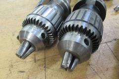 (7) Assorted Cat 40 Tool Holders Including (3) with Drill Chucks