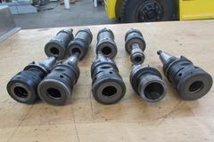 (9) TG100 Collet Type BT40 Tool Holders