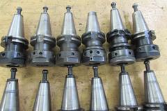 (12) TG100 Collet Type Cat 40 Tool Holders