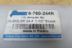 (3) TMX 6-760-244R 14" x 1-1/2" Insert Type Boring Bars