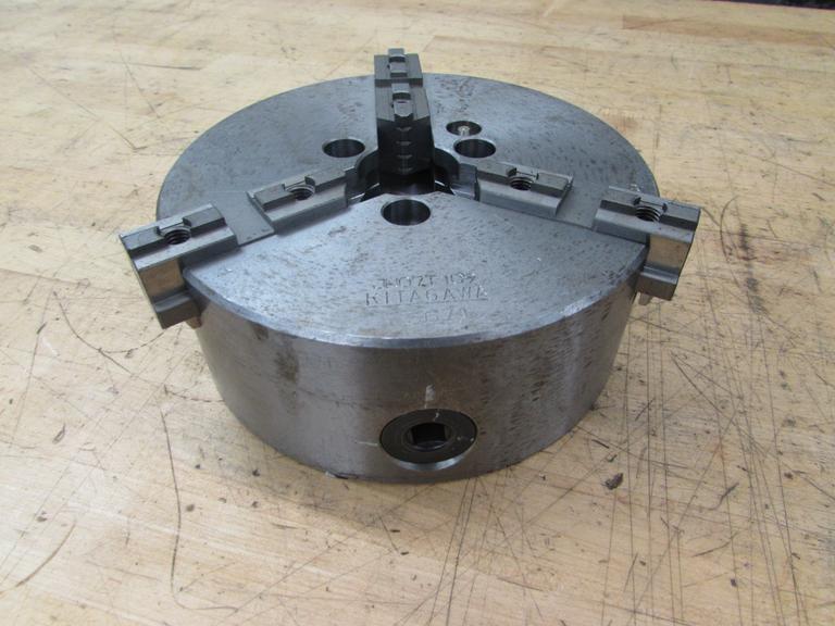 Kitagawa 7-1/2" Bolt-On 3-Jaw Chuck with 1-1/2" Hole