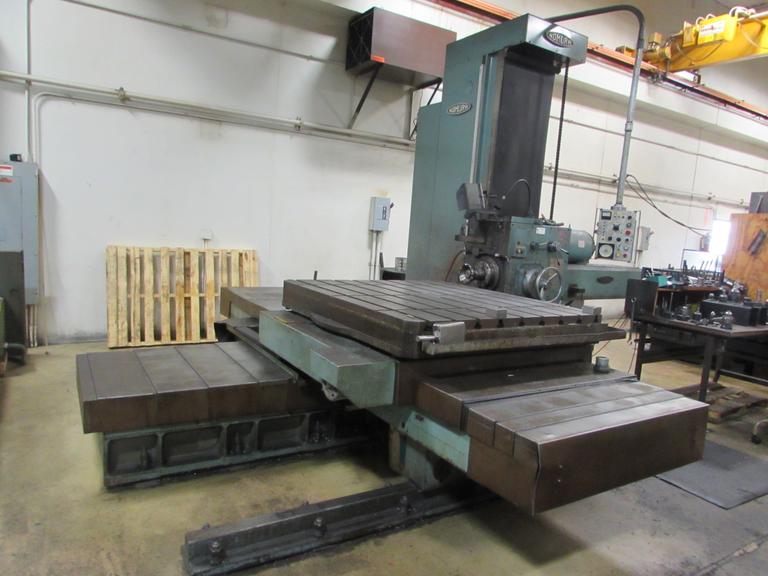 Nomura B100WR 4" Table Type Horizontal Boring Mill with Built-In Rotary Table and 3-Axis DRO