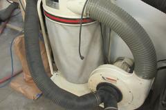 Timesaver Mini-Belt 948 9" Belt Grinder / Sander, Thru Feed Type with Jet 1100 CFM Dust Collector