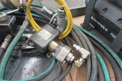 Enerpac Turbo 2 Air Hydraulic Pump with SPX Hytec Valve, Gages, Hoses