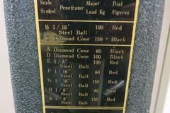 Togosiseiki Rockwell Hardness Tester with Weights and Accessories