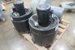 (2) Royal F600 Mist Filters and (1) Blower