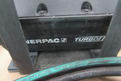 Enerpac Turbo 2 Air Hydraulic Pump with SPX Hytec Valve, Gages, Hoses