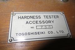 Togosiseiki Rockwell Hardness Tester with Weights and Accessories