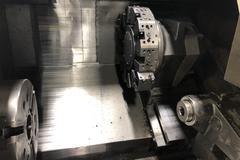 Okuma Cadet L1420 LNC10 CNC Turning Center / Lathe w 15" Chuck, Tailstock, Chip Conveyor