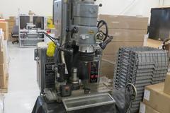 Moore No. 3 Jig Grinder With Grinding Head and Rotary Grinding Fixture