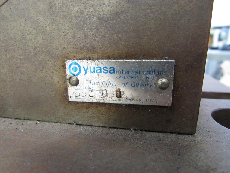 Yuasa Dividing Head with Tailstock Mounted on 52" Long Plate