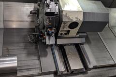 Samsung SL-45MC/2200BB Big Bore CNC Turning Center with Live Milling on Turret